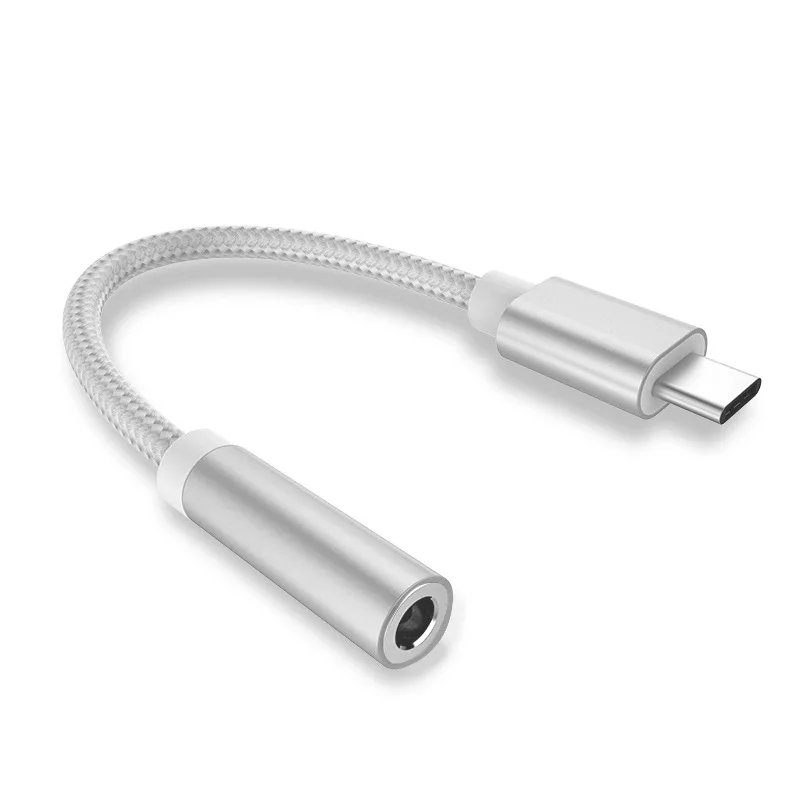 Адаптер для наушников с USB C на 3 5 мм адаптер разъемом типа папа Мама стереозвук