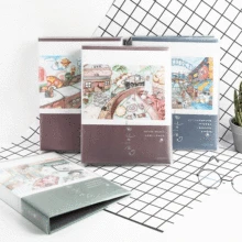 Креативный Выпускной альбом, простая языковая книга для студентов, A4, хипстер, милый мультфильм, Молодежная книга с памятью