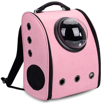 

Cat Carrier Bag Breathable Holes Puppy Dog Cat Travel Carrier Pet Backpack for Cats and Small Dogs Space Capsule Cat Bag
