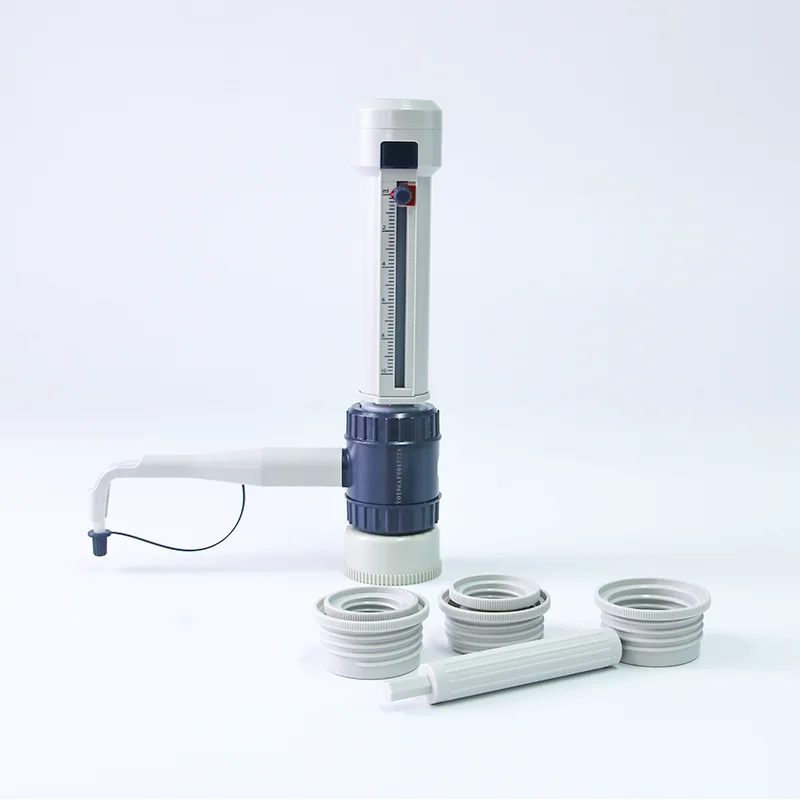 

0.5mL to 50mL StepMate Stepper Laboratory Bottle Top Dispensers for Liquid Handling