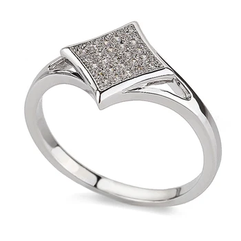

Best gifts fashion rings for women 2015 White Zircon lady jewellry Exquisite CZ Lady Rings