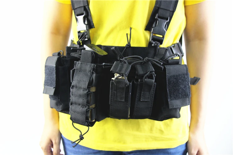 Tactical Vest Airsoft Paintball Carrier Strike chaleco chest rig Pack Military equipment Pouch Duty vest