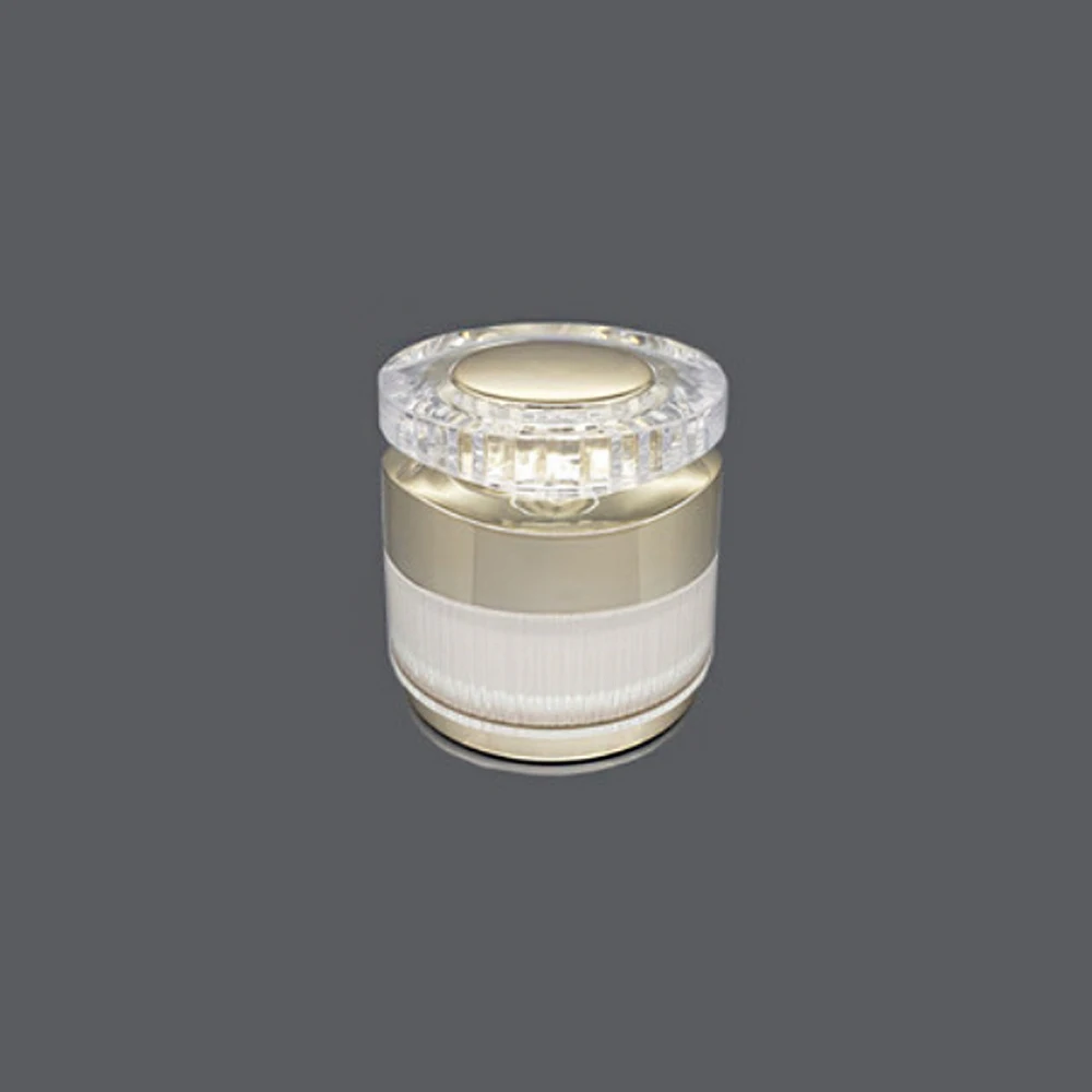

50pcs luxury 30g acrylic plastic cosmetic container, eye cream plastic bottle with lid