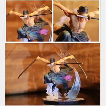 

Japan Anime Action Figure Roronoa Zoro Battle Toys Collection Sauron Dolls Decorations