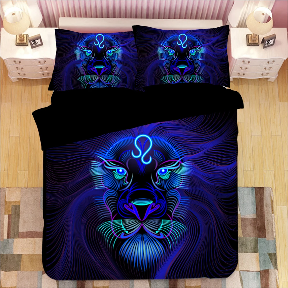 

Twelve Constella Bedding Set Duvet Covers Pillowcases Sagittarius Virgo Leo Scorpio Comforter Bedding Sets Bed Linen Bedclothes
