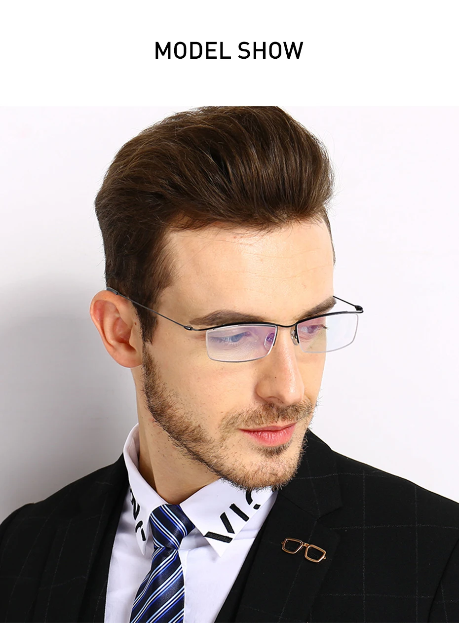 BERTHA Pure titanium очки, оправа для мужчин, ультралегкие очки, оптические, бизнес стиль, очки по рецепту, мужские J6106