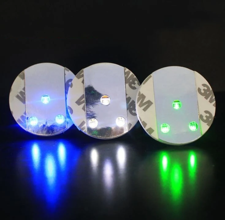 

500 шт./лот, бесплатная доставка, мигающая светодиодная Подставка под бутылку, наклейка для свадебных напитков/очков, украшение для ночного клуба и вечерние SN1985