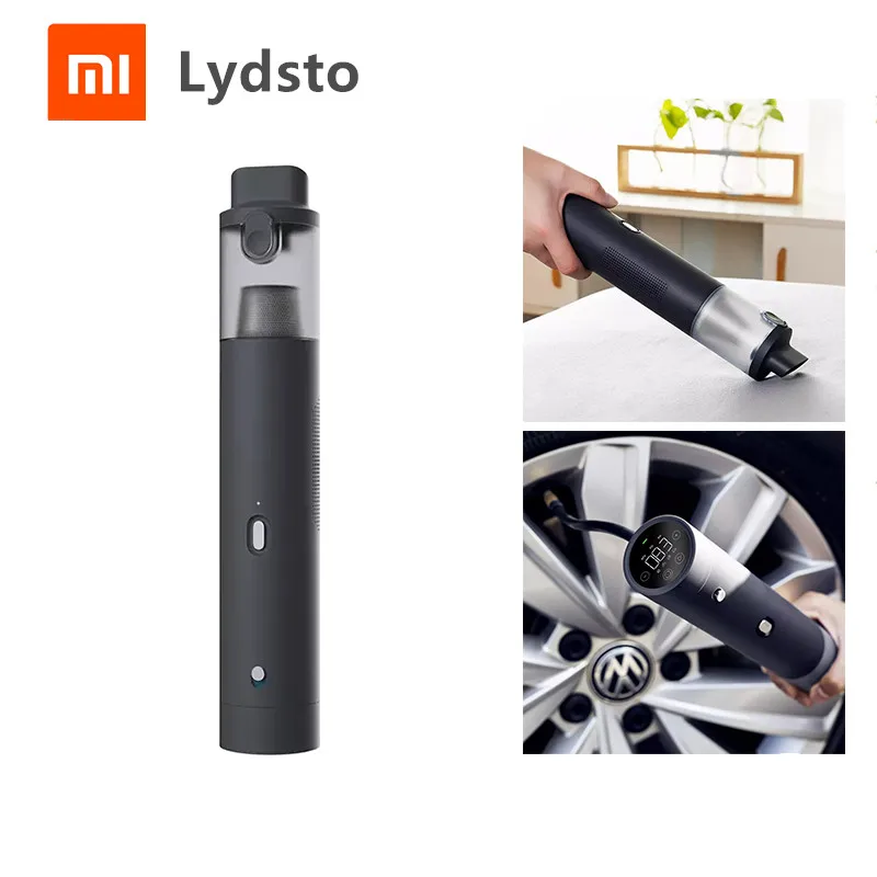 Xiaomi Lydsto 10000PA 150PSI Wireless Handheld Vacuum Cleaner & Air Pump 2in1 Multifunctional Dust Collector for Car Home Office