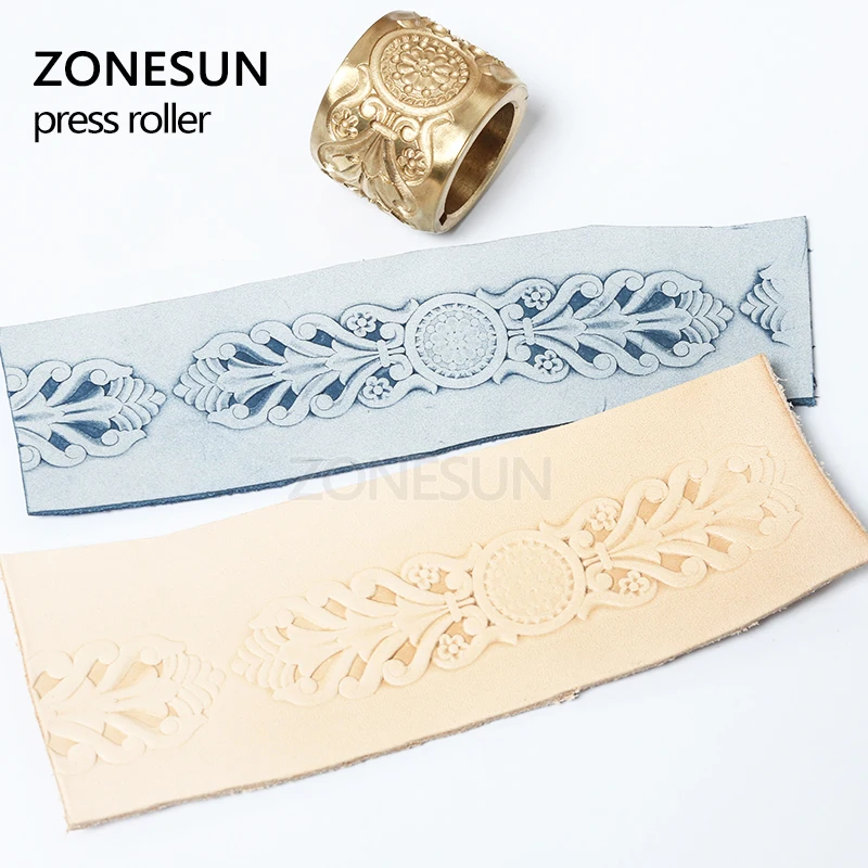 Leather Stamping Embossing Tool for Leather Bracelet Straps ZONESUN Embossing Stamping Machine