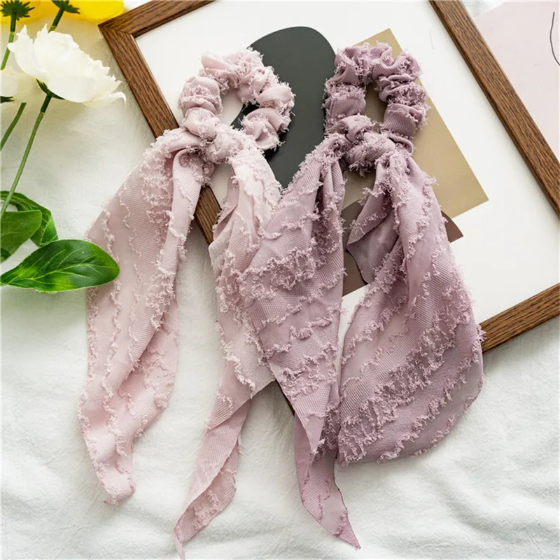 Рисунок 3 - Ruoshui женские шифон волос Галстуки-ленты