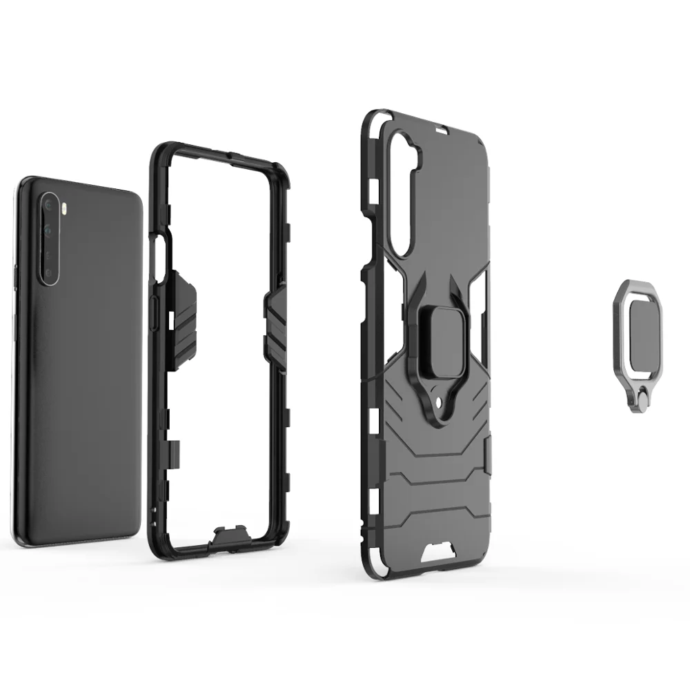 Case For Oneplus Nord Shockproof Metal Finger Ring Armor Cover Case For Oneplus Nord 5G One Plus Z 3