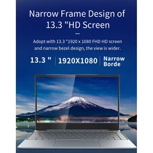 Jumper EZbook X3 PRO 13,3 дюймовый ips ноутбук тонкий металлический корпус Inter N4100 8GB LPDDR4 180GB SSD 2,4G/5G WiFi ноутбук с европейской вилкой