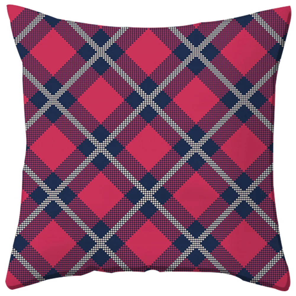 ZEIMON Buffalo подушка в клетку для стула, наволочки с геометрическим декором, полиэстер, наволочка для дома, Декор для дома - Цвет: CC0155-19