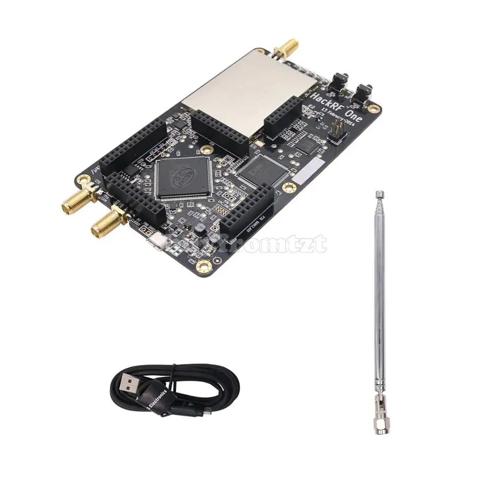 1 MHz-6 GHz HackRF одна программная определенная Плата развития радио и антенна и кабель для передачи данных комплект