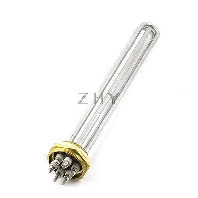 

3U Type Electric Water Heating Tube Heater Element 14.4" AC 380V 9KW