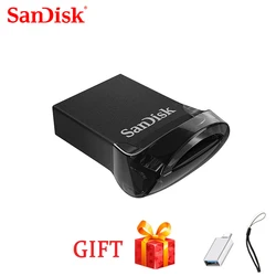 SanDisk-mini unidad Flash USB CZ430, pendrive de 64GB, 16GB, 100% hasta 3,1 MB/S, 130 GB, 32gb, 512GB y 128GB, 256