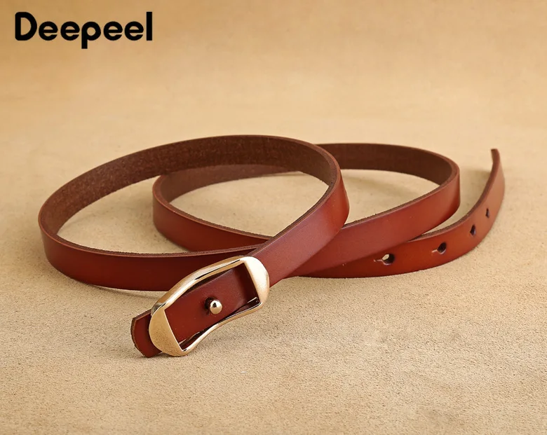 Deepeel, 1 шт., 2 см* 105-115 см, Женский 2-й слой, волнистый ремень из волнистого сплава, гладкая Пряжка, декоративный Элегантный женский Повседневный Пояс, YB603