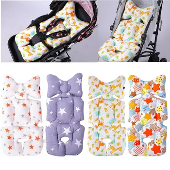 

Baby Stroller Cotton Cushion Seat Cover Mat Breathable Soft Car Pad Pushchair Accessories Liner Cartoon Star Mattress Baby Cart