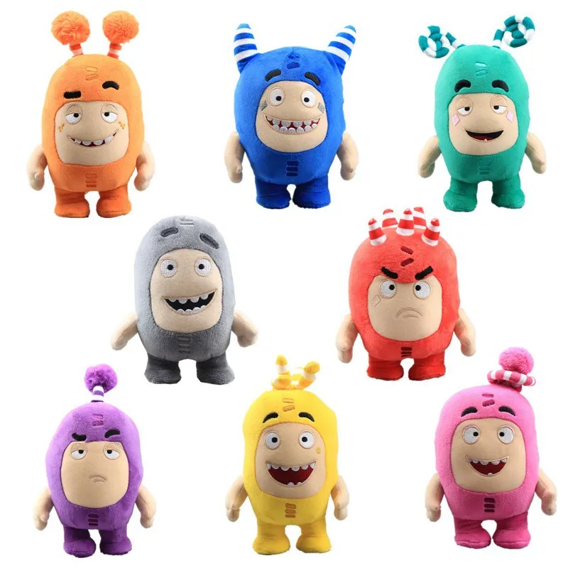 

18 CM 8 Style Oddbods Plush Toy Super Cool Soft Stuffed Dolls Treasure Of Soldiers Monster Doll Buuble Pogo Zee Birthday Gift