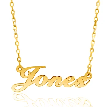 

Personalized Gifts Name Necklace Customized Nameplate Necklaces Custom Stainless Steel English Style Personalized Jewelry 2020