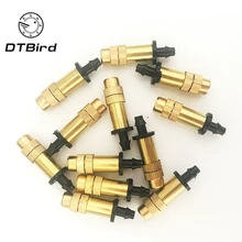 1/" медный распылитель сельскохозяйственная теплица садовый разбрызгиватель для воды Туман орошения распылители сопла латунь водяной туман 10 шт