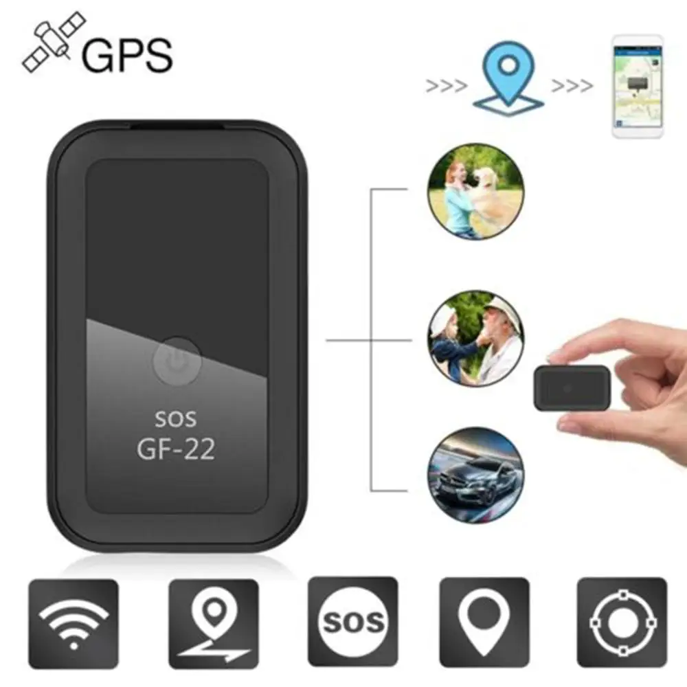 Автомобильный GPS-трекер GF22 Сильный магнитный маленький локатор для отслеживания