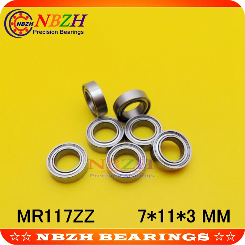 Шарикоподшипники с глубоким желобом 677ZZ MR117 MR117ZZ MR117RS 677 RSZZ RS RZ 2RZ 7*11*3 мм |