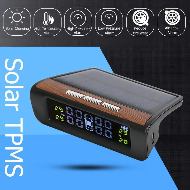 VODOOL AN 06 умная Автомобильная TPMS система контроля давления в шинах Солнечная