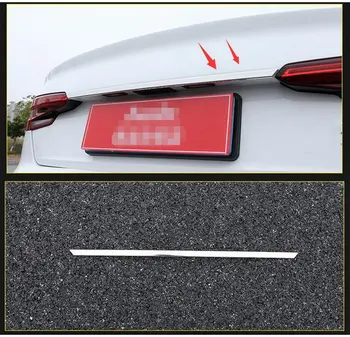

STAINLESS STEEL Rear Tail Tailgate Trunk Lid Molding Decoration Streamer Cover Trim Fit For Audi A4 B9 Sedan 2016 2017 2018