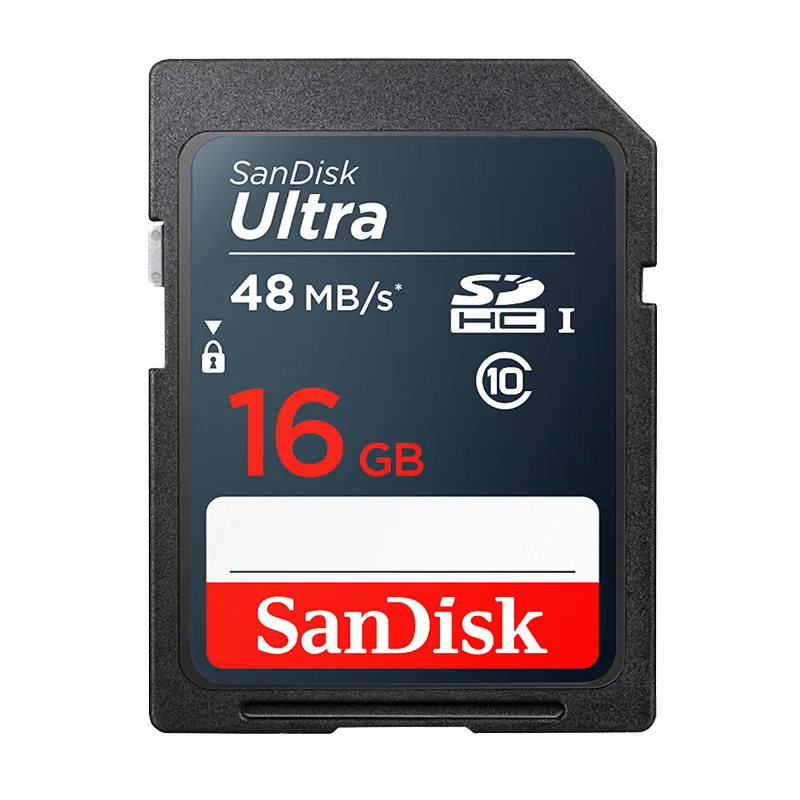 SanDisk, экстремальный Pro/Ultra, флешка sd card флешки 64 ГБ, sd-карта, карта памяти, 32 ГБ, флеш-карта, 128 ГБ, 16 ГБ, класс 10, U3, для камеры 1080p 3D, Full HD карта памяти карты микро сд карты памяти скидки - Емкость: SDUNB 48MB 16GB