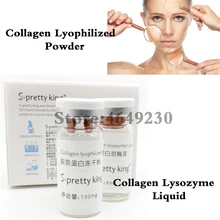 Коллаген лиофилизованный порошок лисозим жидкость для гиалуроновой ручки для заполнения лица удаление морщин тонкие линии стволовых клеток Гиалуроновая кислота