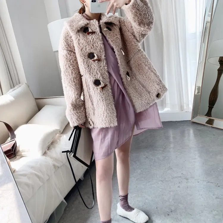 Real Fur Coat Women Wool Jacket for Women Clothes Korean Winter Coat Women Abrigos Mujer Invierno YY921