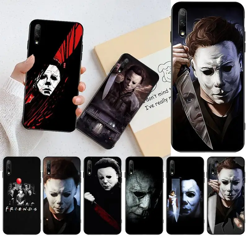 

Horror Friends Pennywise Michael Myers Jason Halloween Phone Case Cover For Huawei Nova 6se 7 7pro 7se honor 7A 8A 7C Prime2019