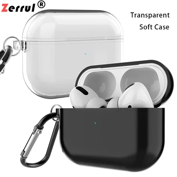 

Transparent Silicone And PC Case For Airpods Pro Protective Bag Waterproof For Apple Airpods 3 Charging Box Case