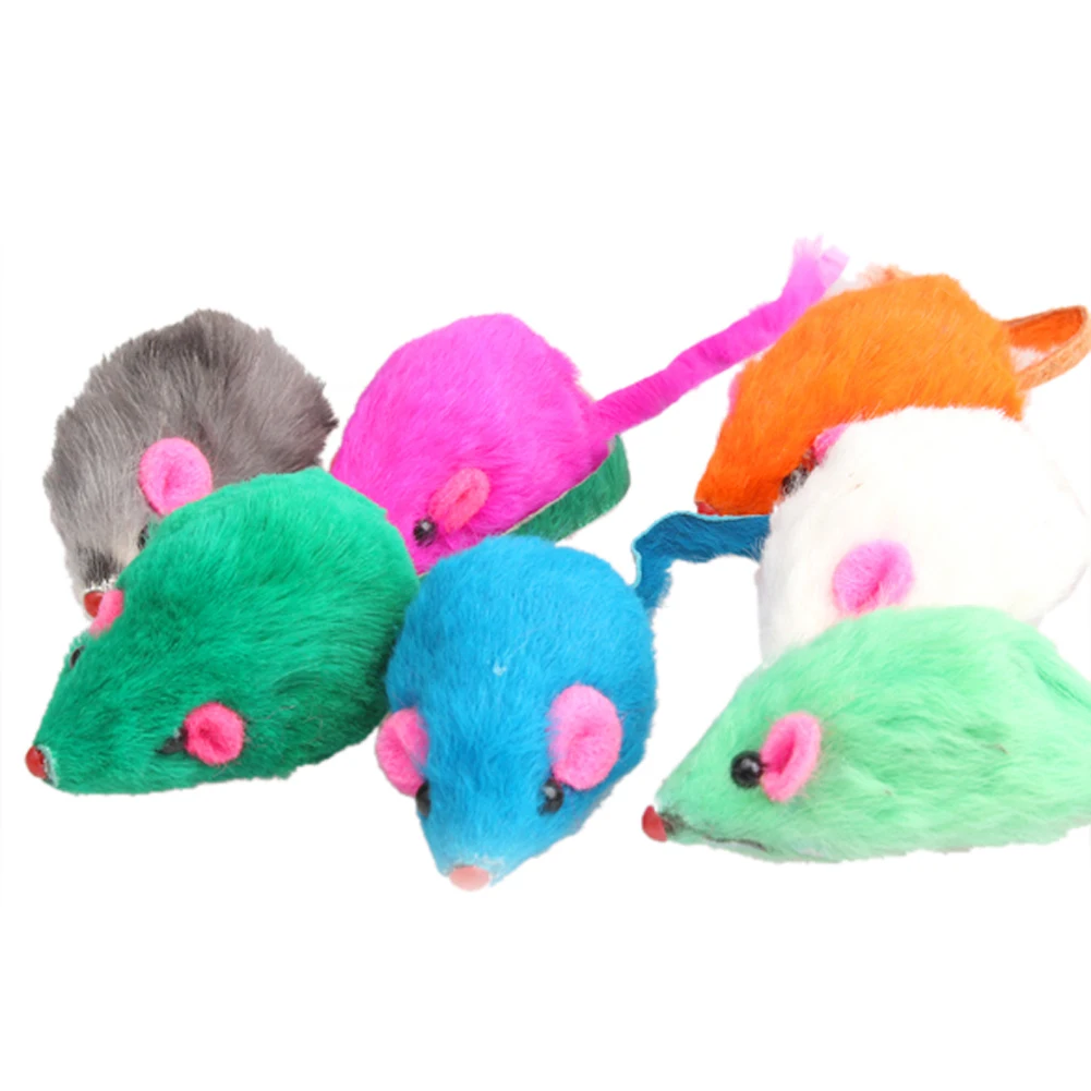Игрушка для кошек High Pet накладная мышь красочная мягкая забавная Милая игрушки