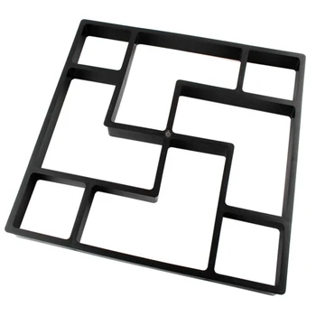 

Walk Maker Reusable Concrete Path Maker Molds Stepping Stone Paver Lawn Patio Yard Garden DIY Walkway Pavement Paving Moulds