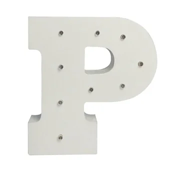 

New 3D 26 White Letter LED Marquee Sign Alphabet Light Indoor Wall Hanging Night Light Bedroom Wedding Birthday Party Decor