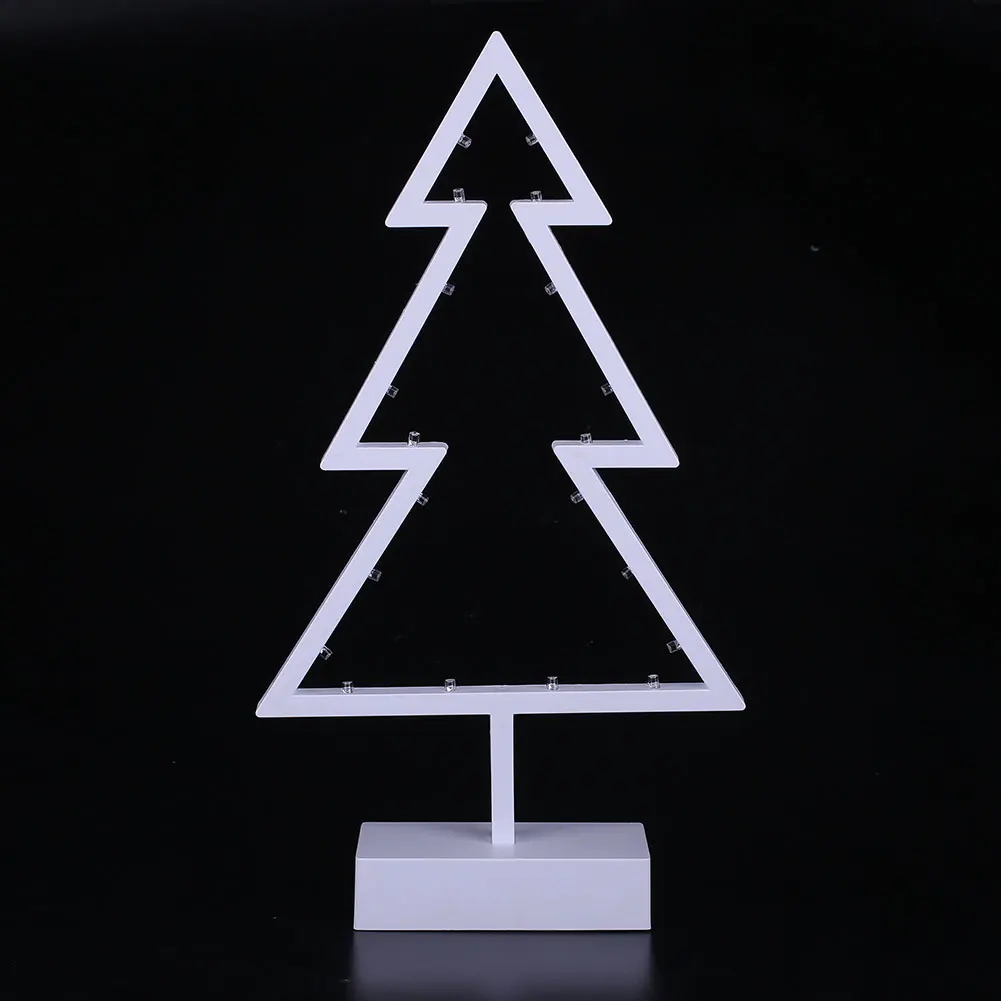 Светодиодный настольный ночник Рождественская елка любовь, сердце, звезды в форме украшения дома