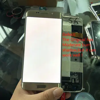 

100% Original Amoled with Burn Shadow LCD For Samsung Galaxy S6 edge G925 SM-G925F LCD Display + Screen Touch Digitizer Assembly