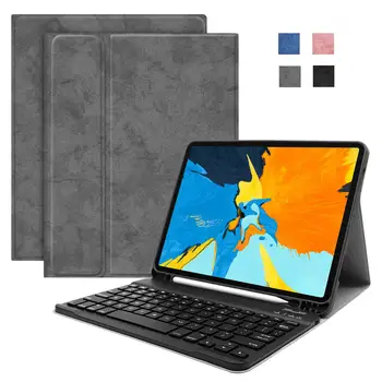 

For iPad 2018 Case with Keyboard Wireless Bluetooth PU Leather Magnetic Cover for IPad 6th Generation Air 1 Air 2 9.7 2017 Funda