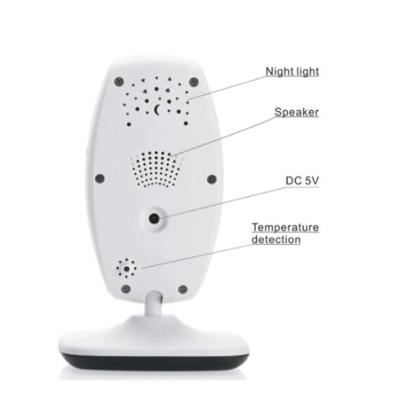  SP870 Wifi Baby Monitor 7 inch LCD Screen Wireless Baby Monitor Night Vision Intercom Lullaby Nanny