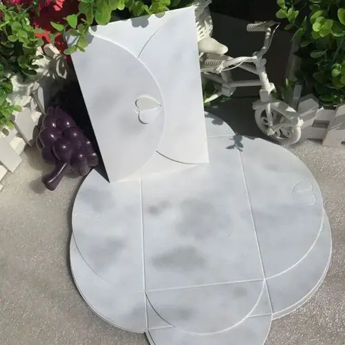 WHITE 50 шт./компл. конверты для приглашений прополка конверт 17,5*11 см(1 дюйм = 2,54 см) бумажные конверты свадебные приглашения конверт - Цвет: WHITE