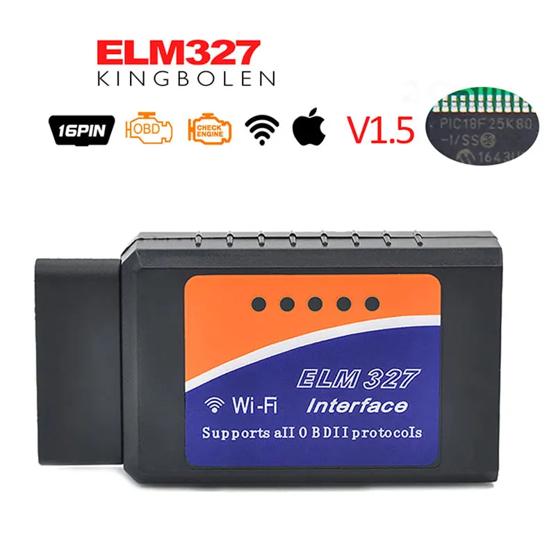 Vehemo ELM 327 OBD2 Wi-Fi автомобильный диагностический сканер, автомобильный диагностический сканер Ethernet-OBD, технический считыватель, чип