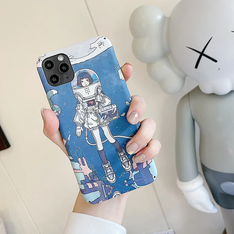 Жесткий чехол для телефона из поликарбоната с Чехлы для телефона Redmi K20 Note7 Note8 космическая девушка чехол для Xiaomi 6 6X8 8lite 8se 9 9se A2 A3Lite Note3 CC9 чехлы