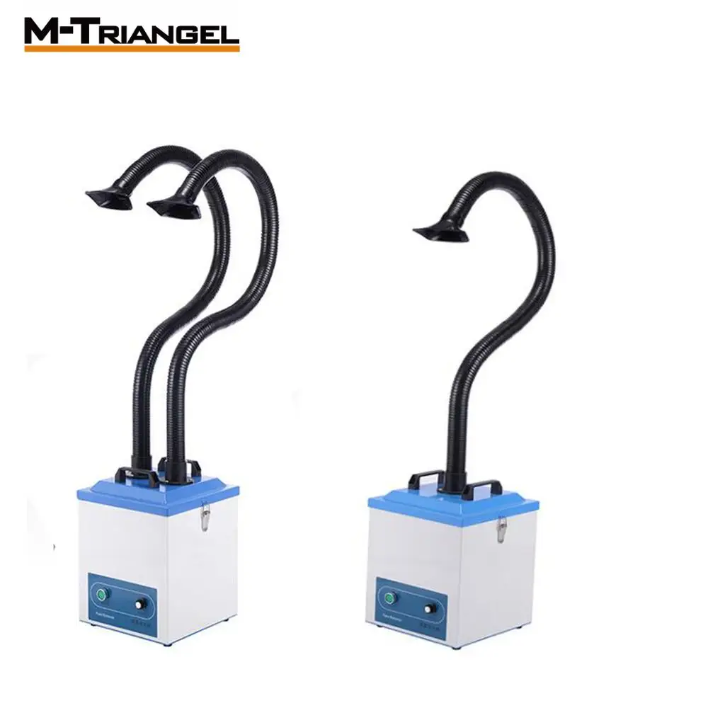  Knob Adjustment Single Channel Double Channel Soldering Dust Purifier Smoke Cleaner Absorber Chemic