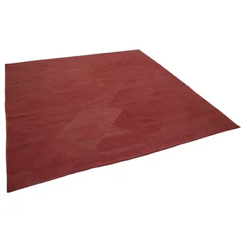 

255x259 Cm Red Handmade Contemporary Rugs Rug-8x8 Ft