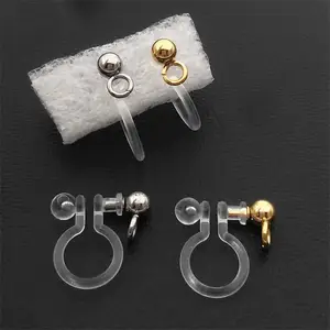 20Pcs Invisible Clip-on Earring Converters for Non Pierced Ears Jewelry  Findings SNO