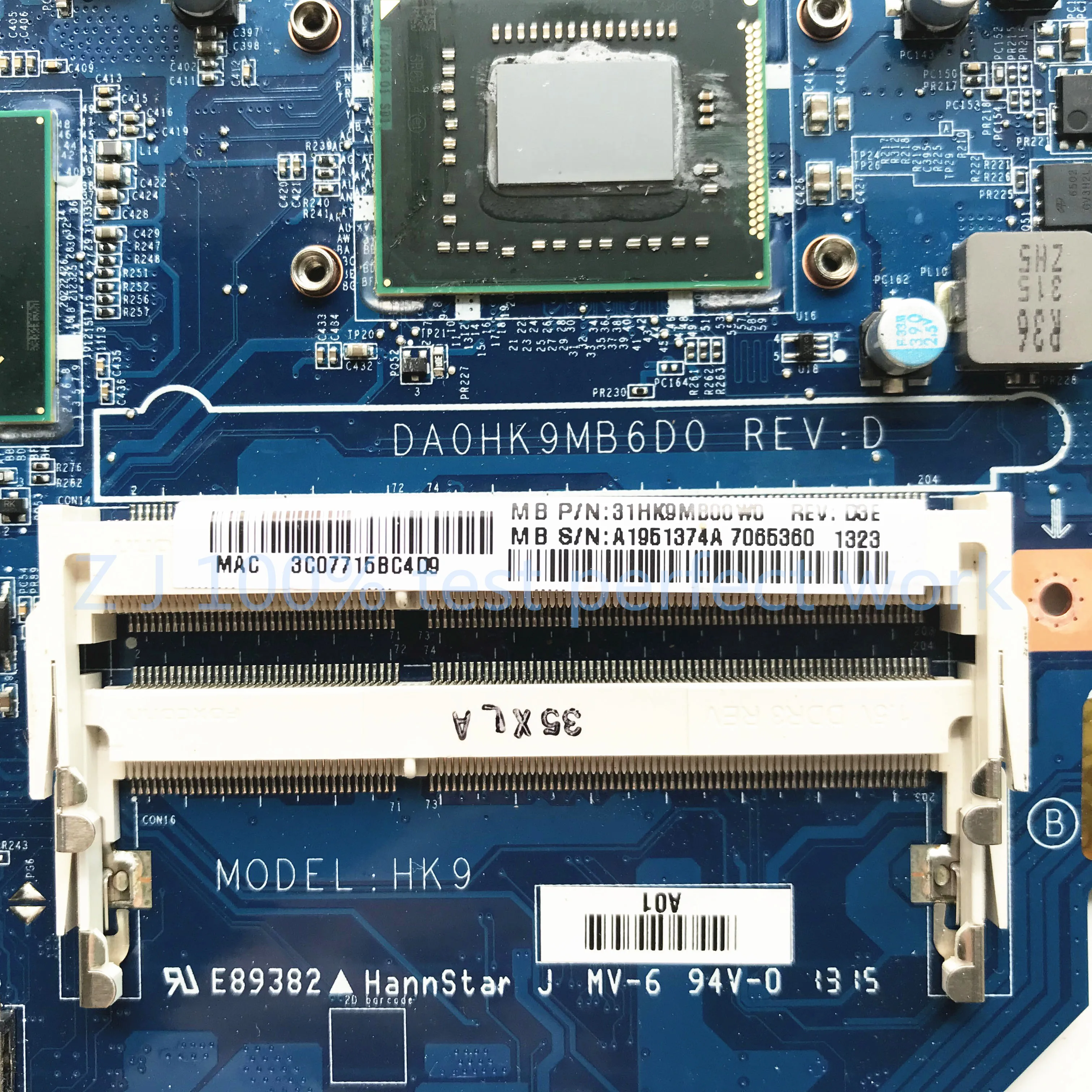 Оригинальная материнская плата для ноутбука sony VIAO SVF152 A1951374A HM70 с процессором SR0V4 987 DA0HK9MB6D0 MB протестированная Быстрая