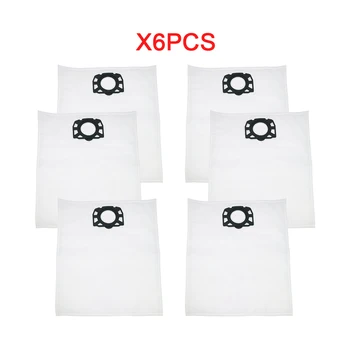 

6pcs of Filter Bags Replacement Parts for Karcher MV4 MV5 MV6 WD4 WD5 WD6 for Karcher WD4000 to WD5999 part#2.863-006.0