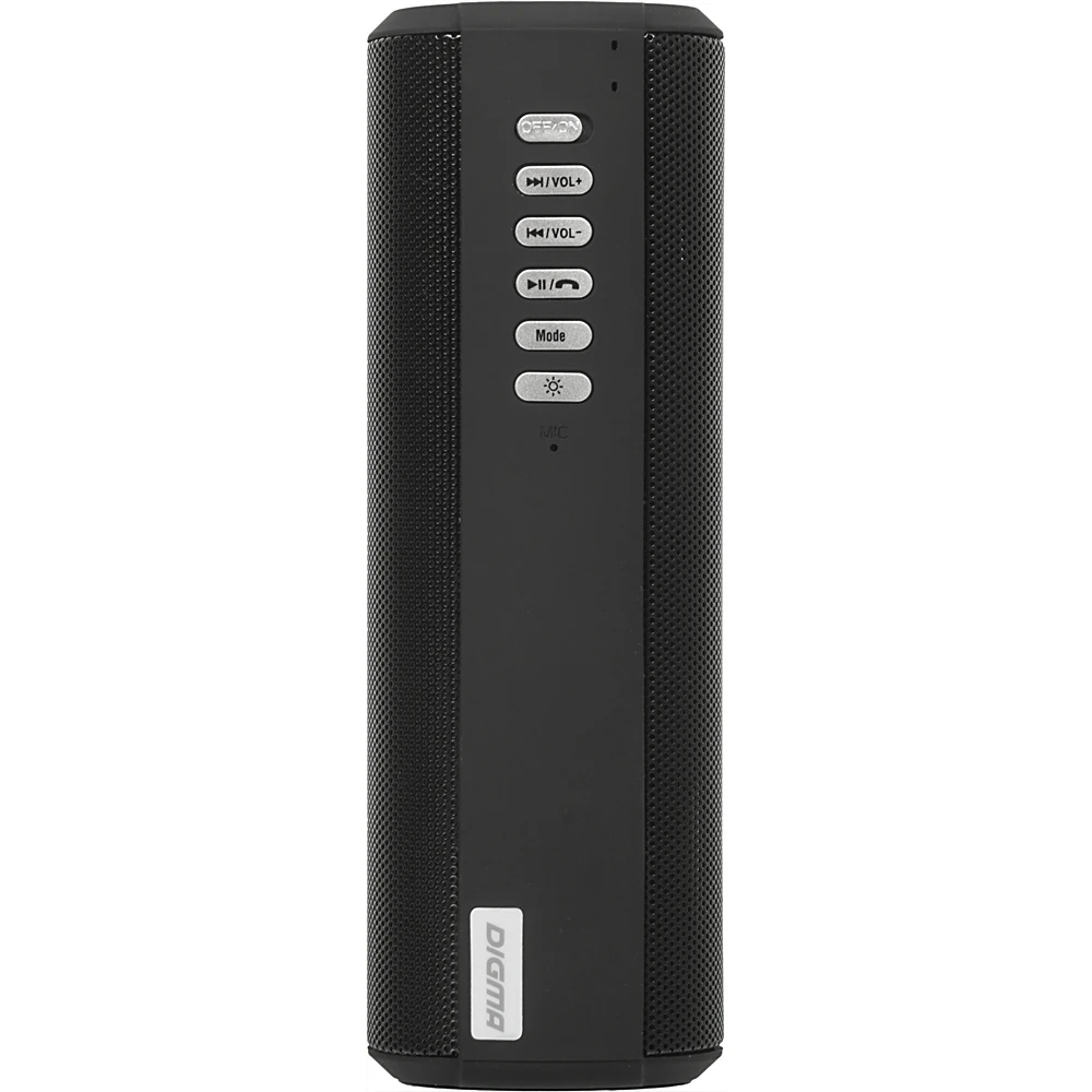 Колонка порт. Digma S-32 черный 6W 1.0 BT 2000mAh(SP326B